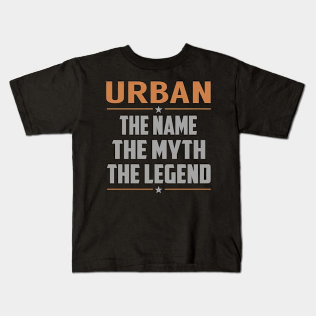 URBAN The Name The Myth The Legend Kids T-Shirt by MildaRuferps